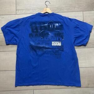 Vintage Dale Earnhardt Jr NASCAR T-Shirt XL Chase Authentics National Guard Blue